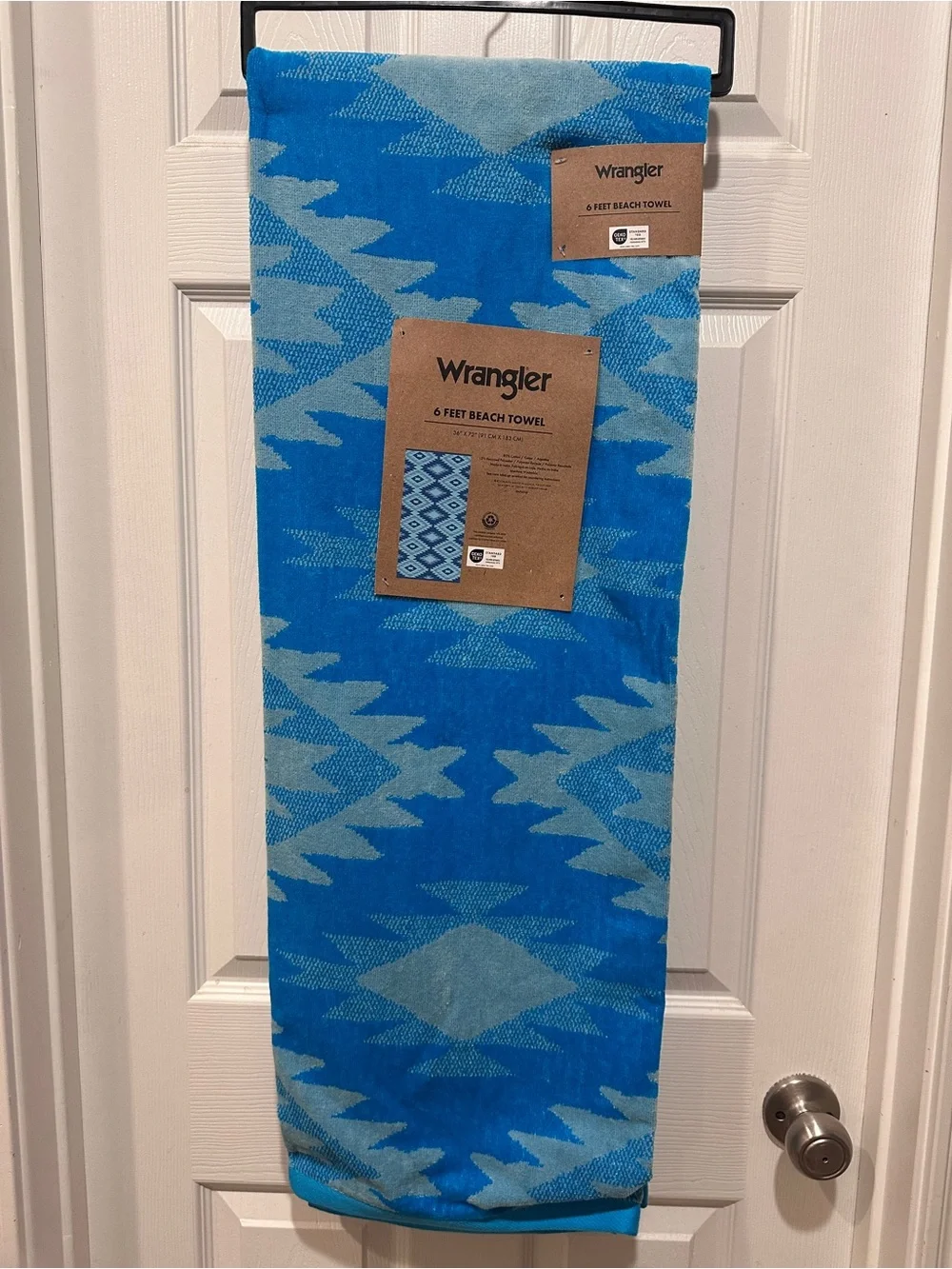 Wrangler Blue Patterned Beach Towel